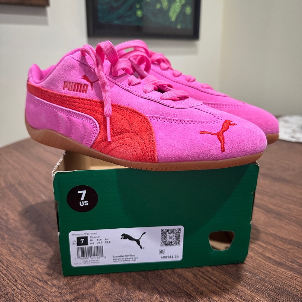 Puma Speedcat OG Sneaker Pink - Women’s 7 - Picture 3 of 12